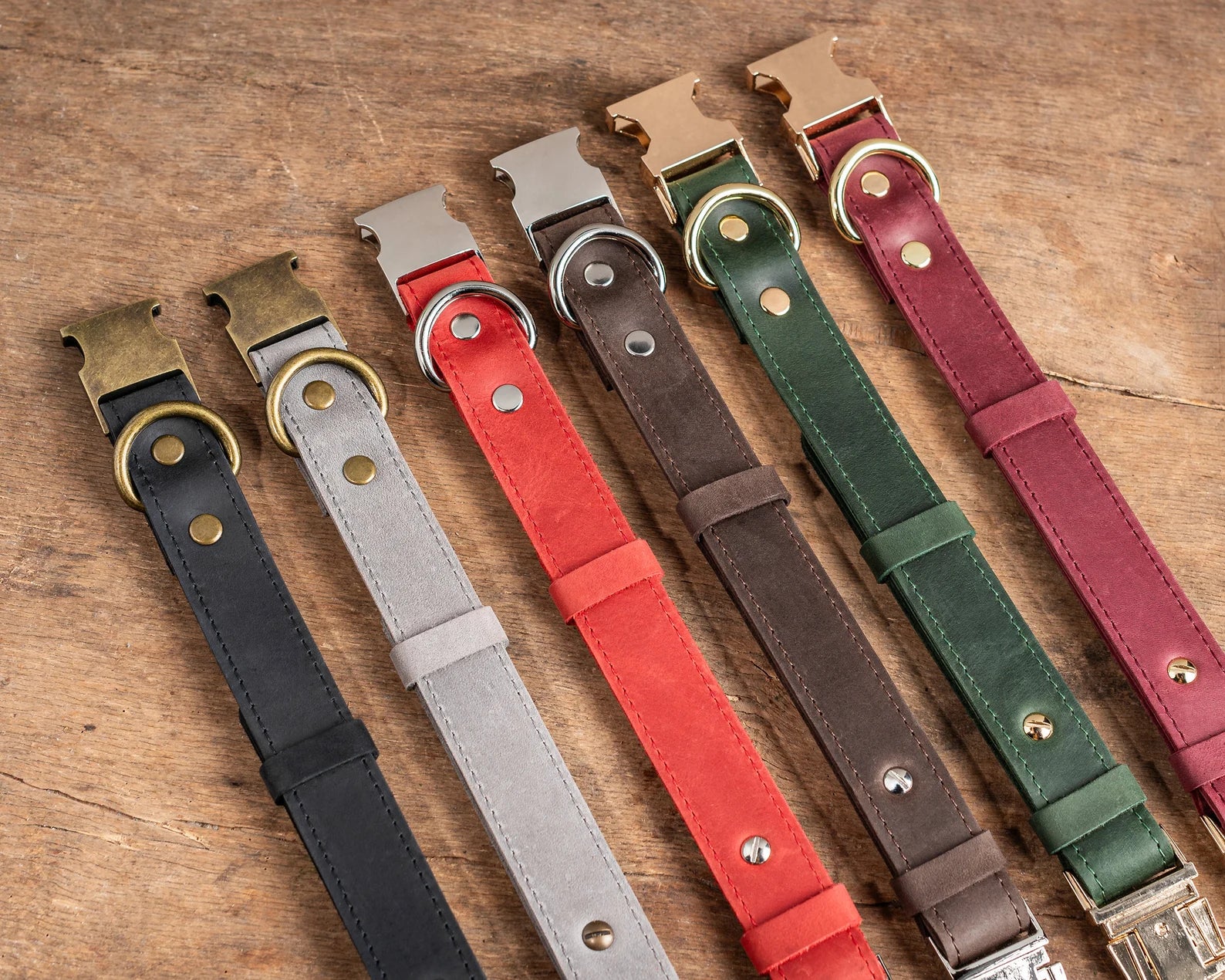 Personalized Leather Dog Collar, Personalized Dog Collar, Genuine Leather Dog Collar, Engraved Leather Dog Collar, Customized Dog Collar